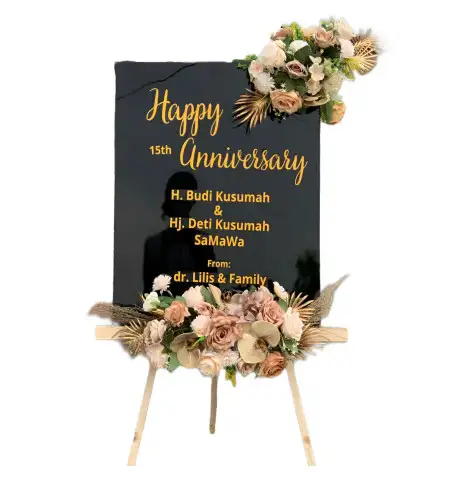 Papan Bunga Akrilik Bungurberes