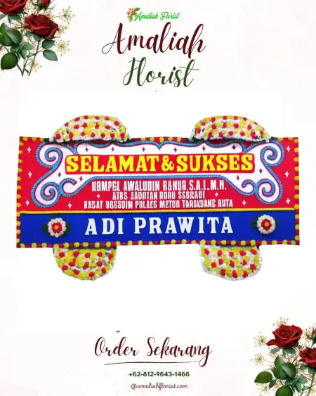 Papan Bunga Ucapan Selamat Bungurberes